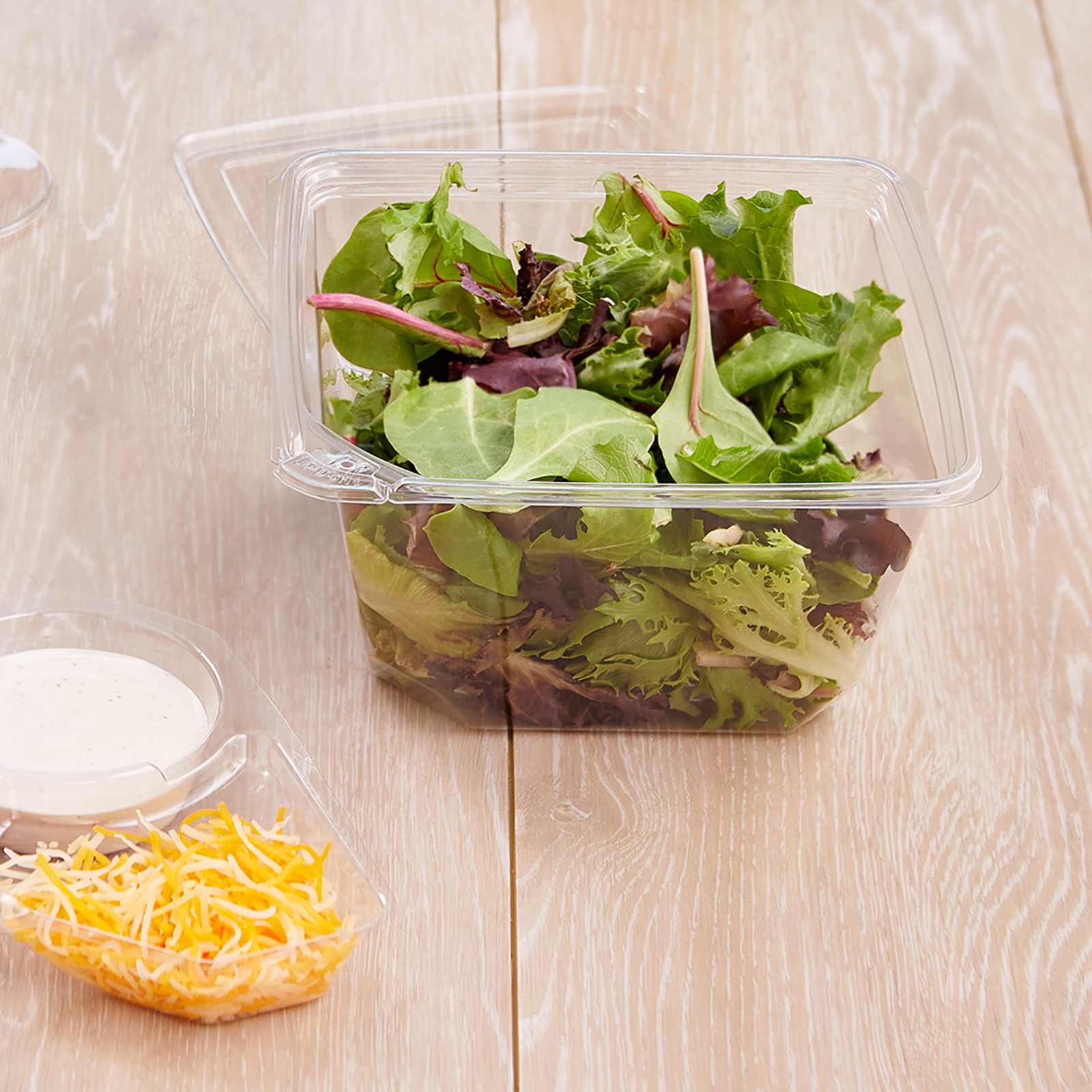 Square Salad Kit Bowls - Display Pack