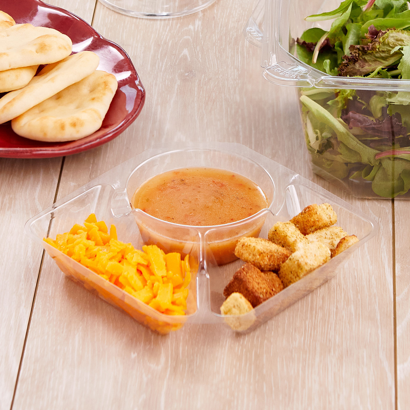 Square Salad Kit Bowls - Display Pack