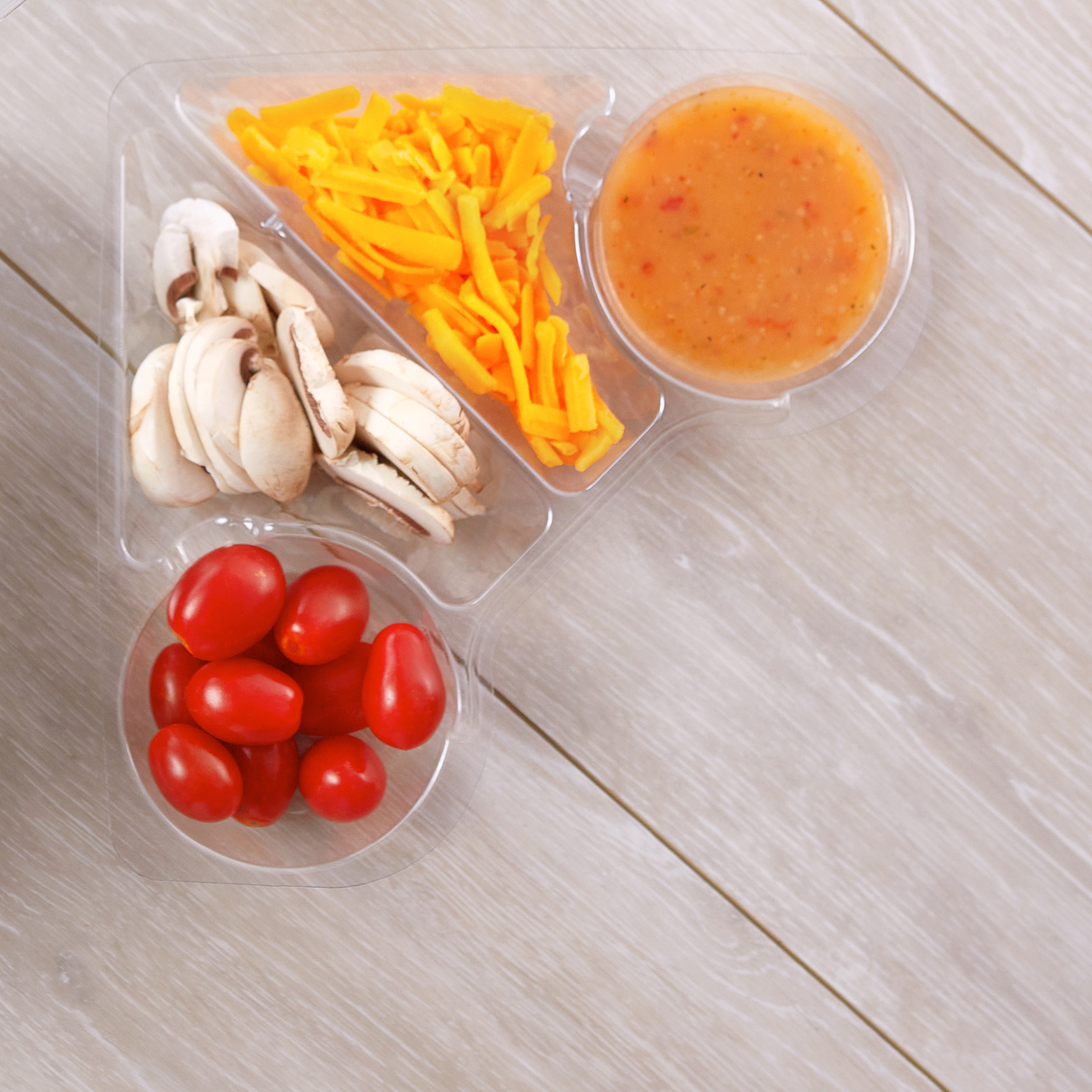 Square Salad Kit Bowls - Display Pack